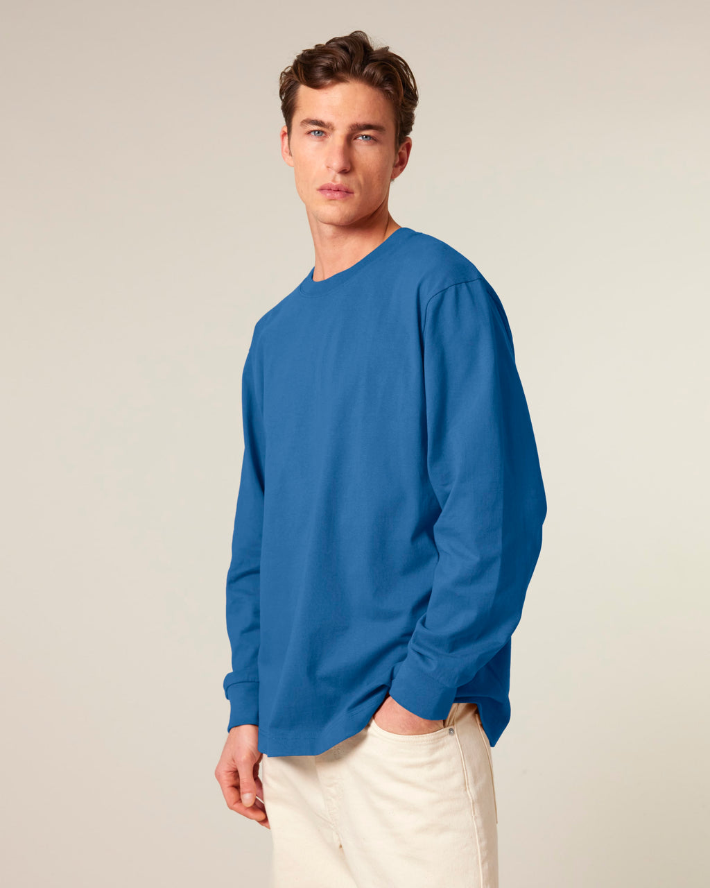 Organic Heavyweight Relaxed Long Sleeve T-shirt: Unisex -