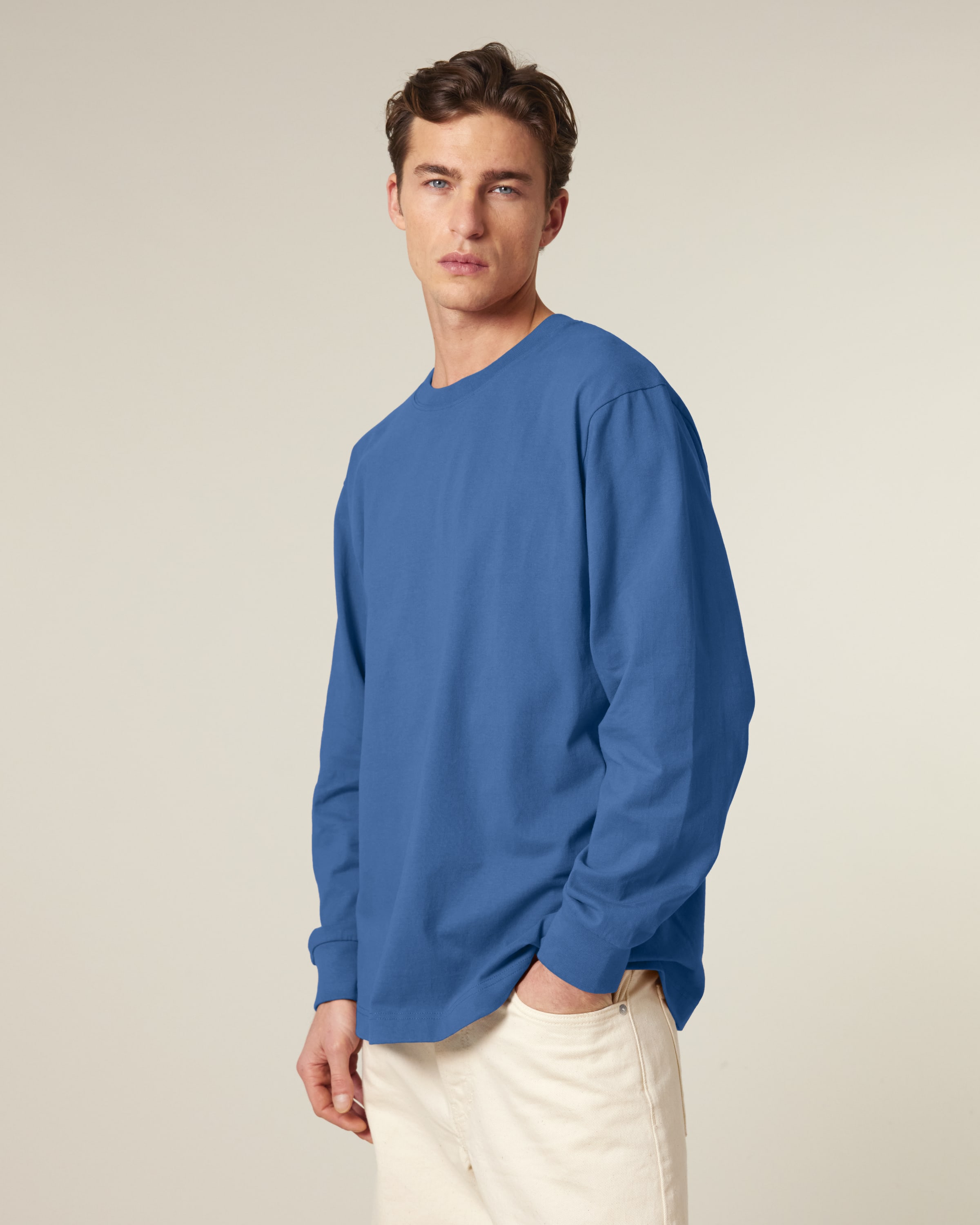 Organic Heavyweight Relaxed Long Sleeve T-shirt: Unisex -