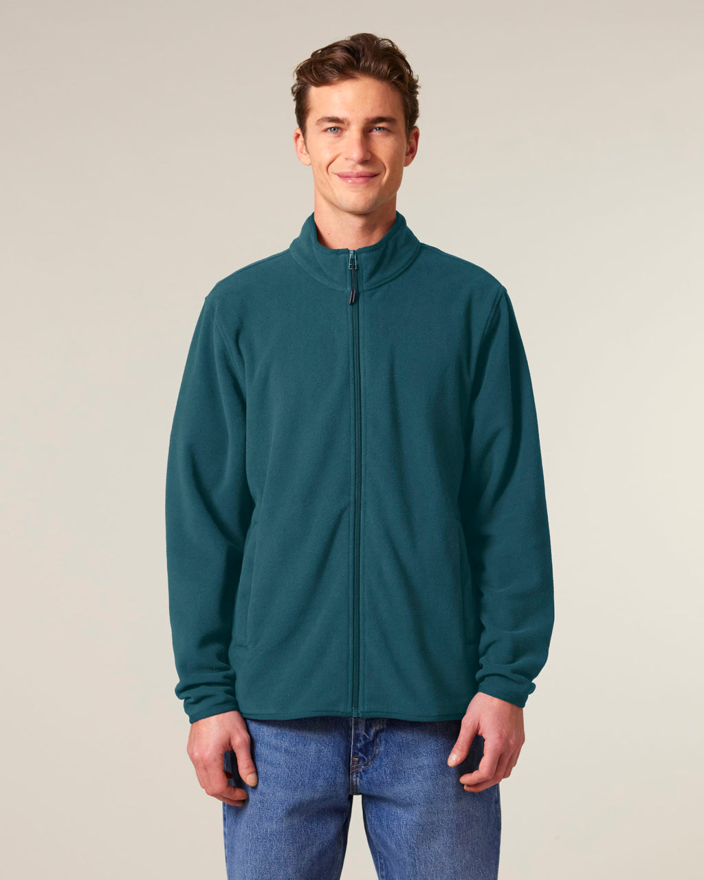 Recycled Polyester Fleece Jacket: Mens -