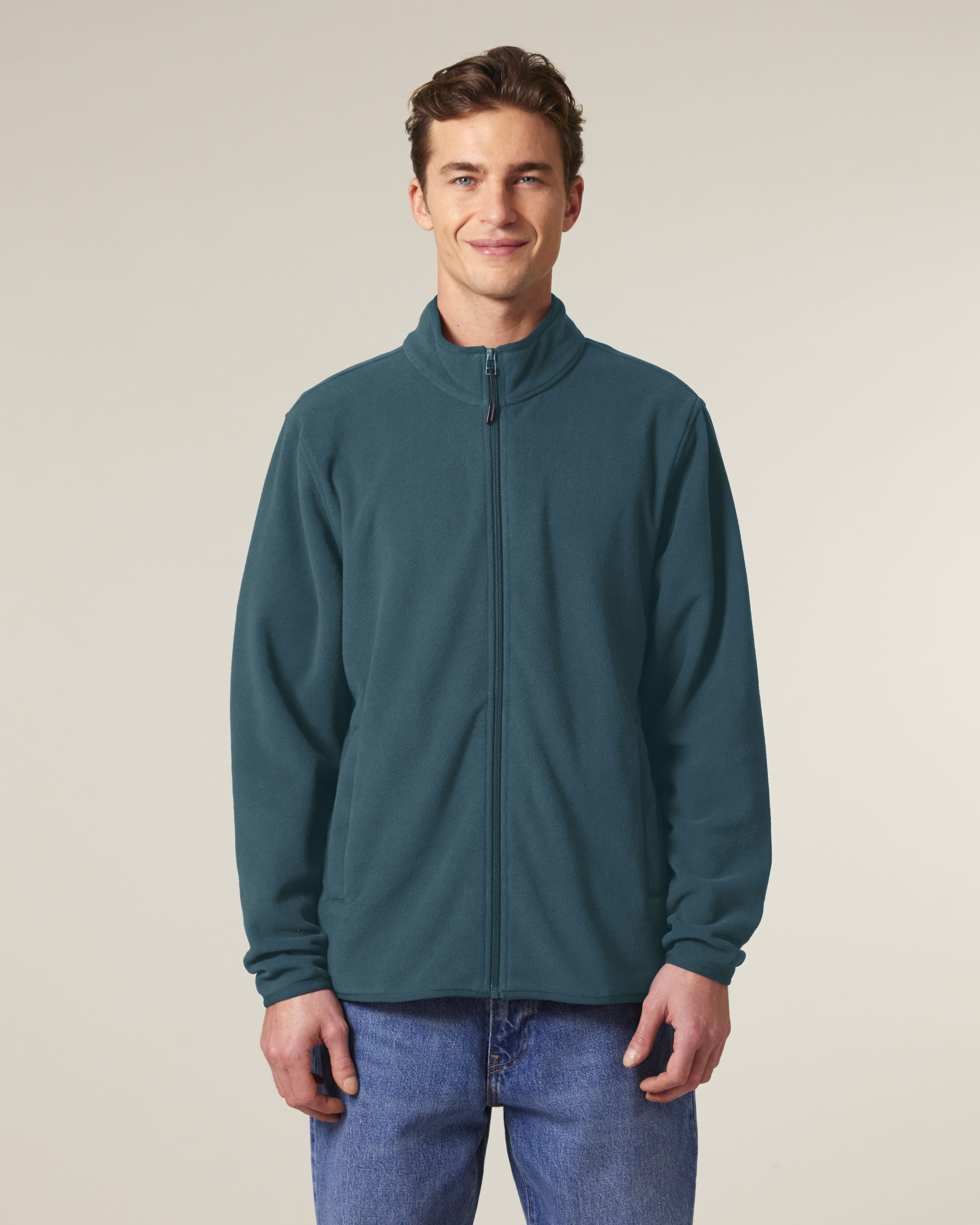 Recycled Polyester Fleece Jacket: Mens -