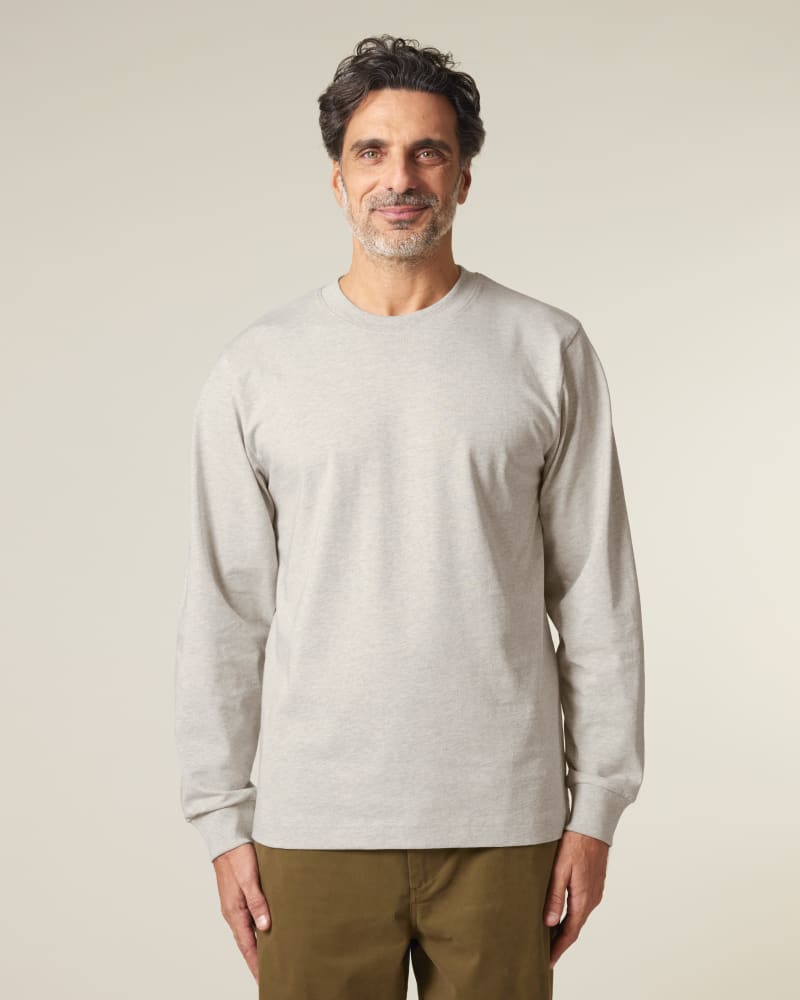 Organic Heavyweight Relaxed Long Sleeve T-shirt: Unisex -