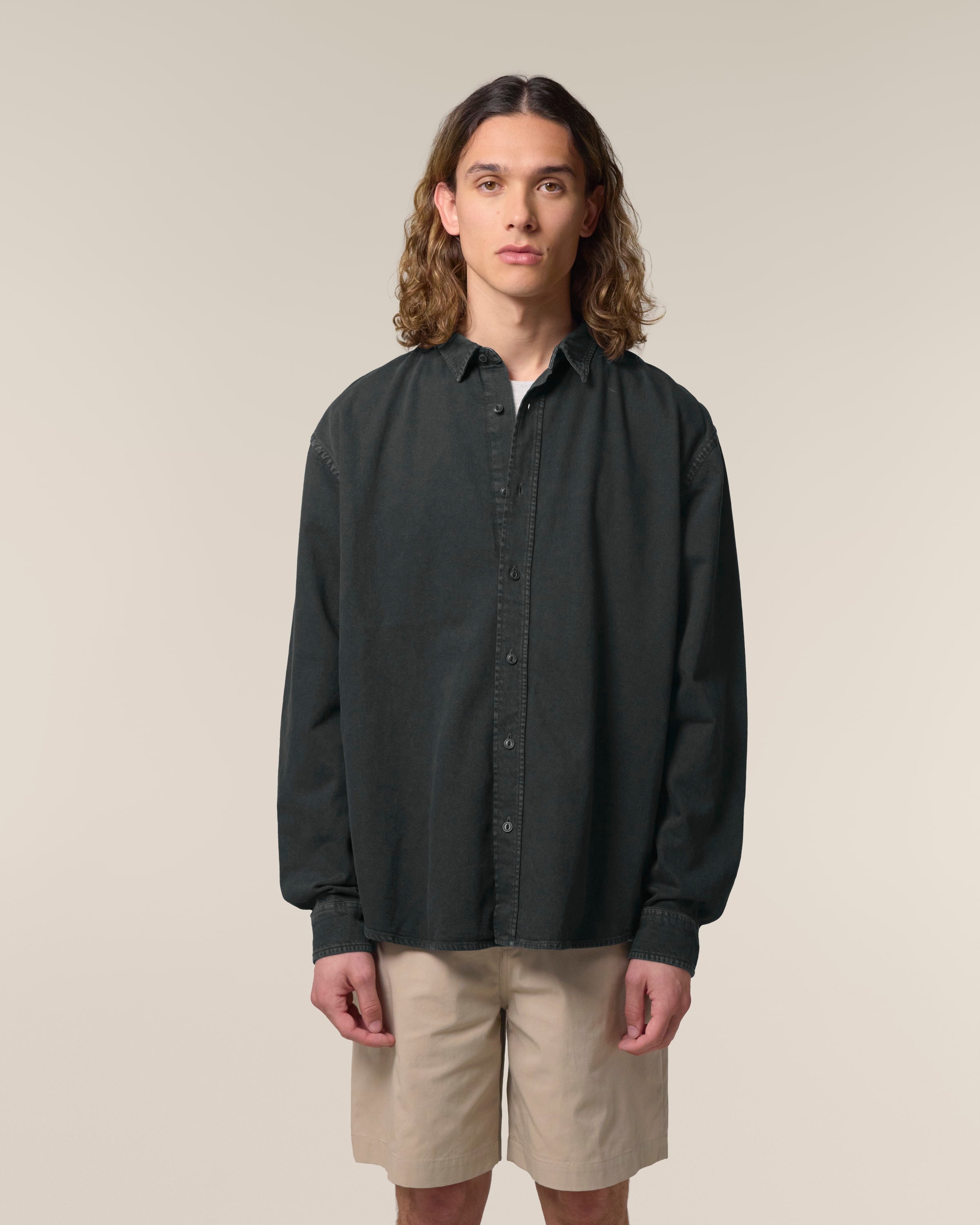 Organic Cotton Heavy Relaxed Shirt: Unisex -