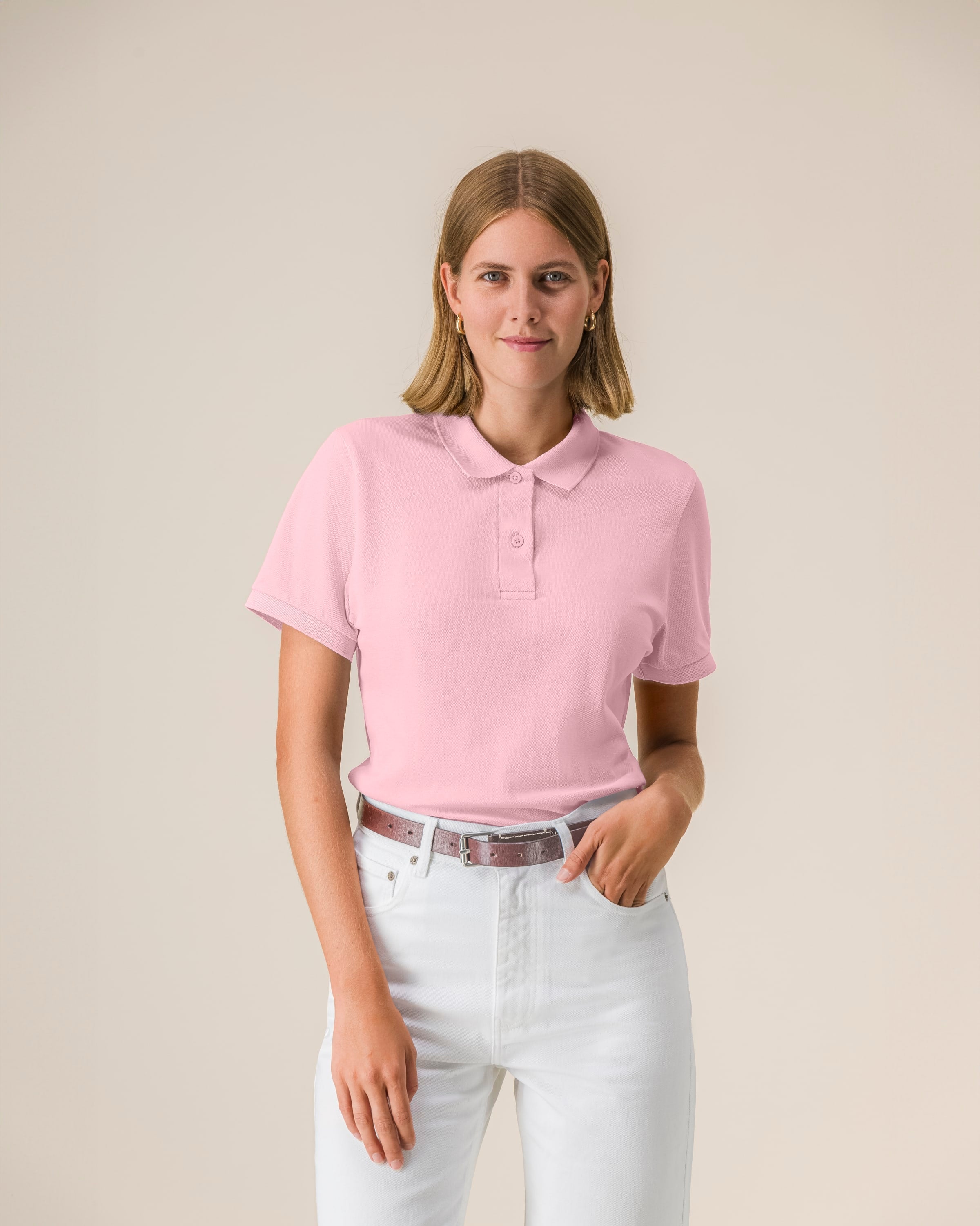 Organic Lightweight Polo Shirt: Womens -