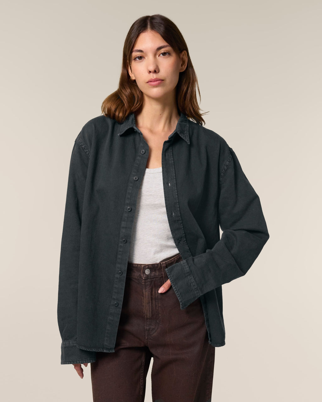 Organic Cotton Heavy Relaxed Shirt: Unisex -