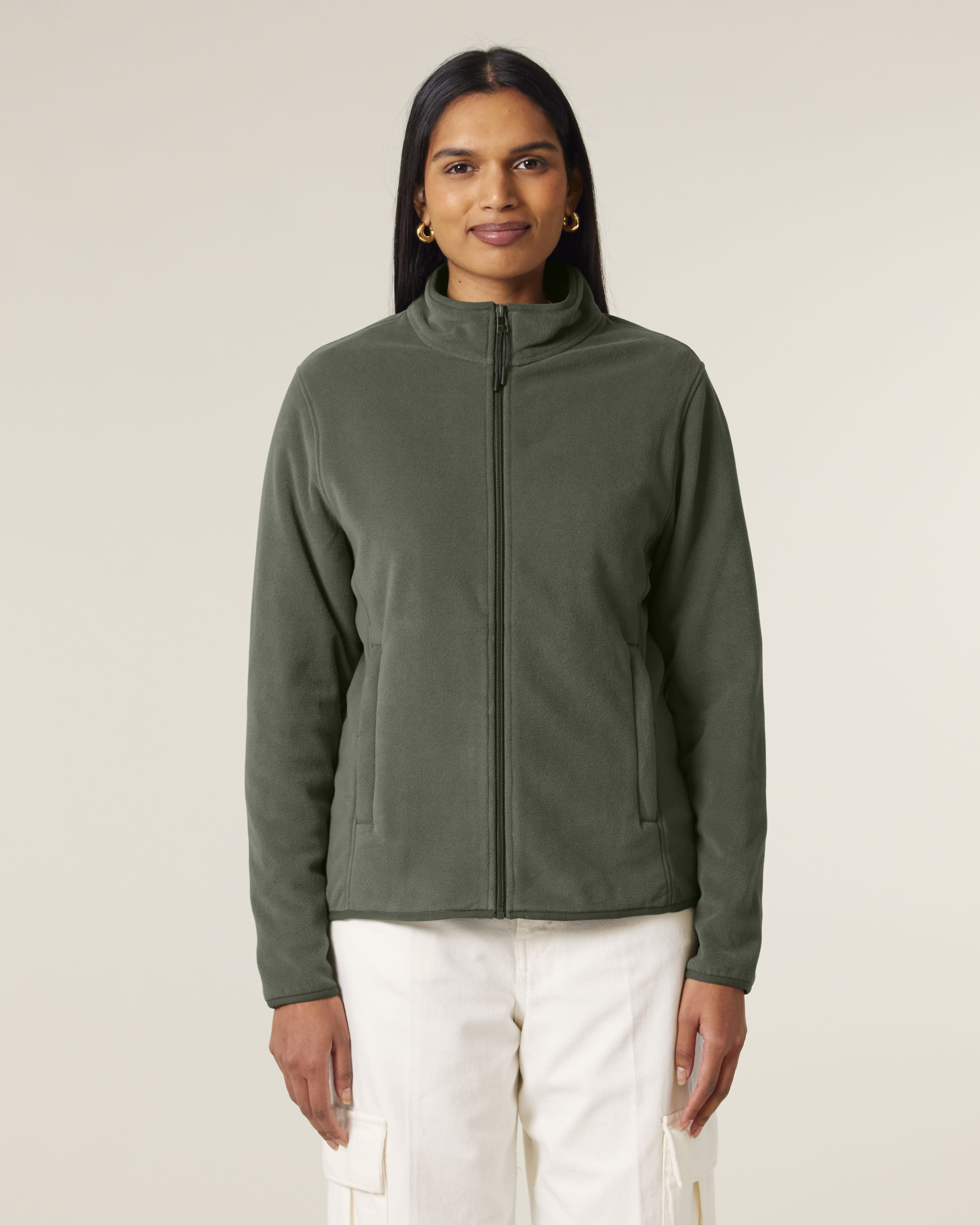 Recycled Polyester Fleece Jacket: Womens -