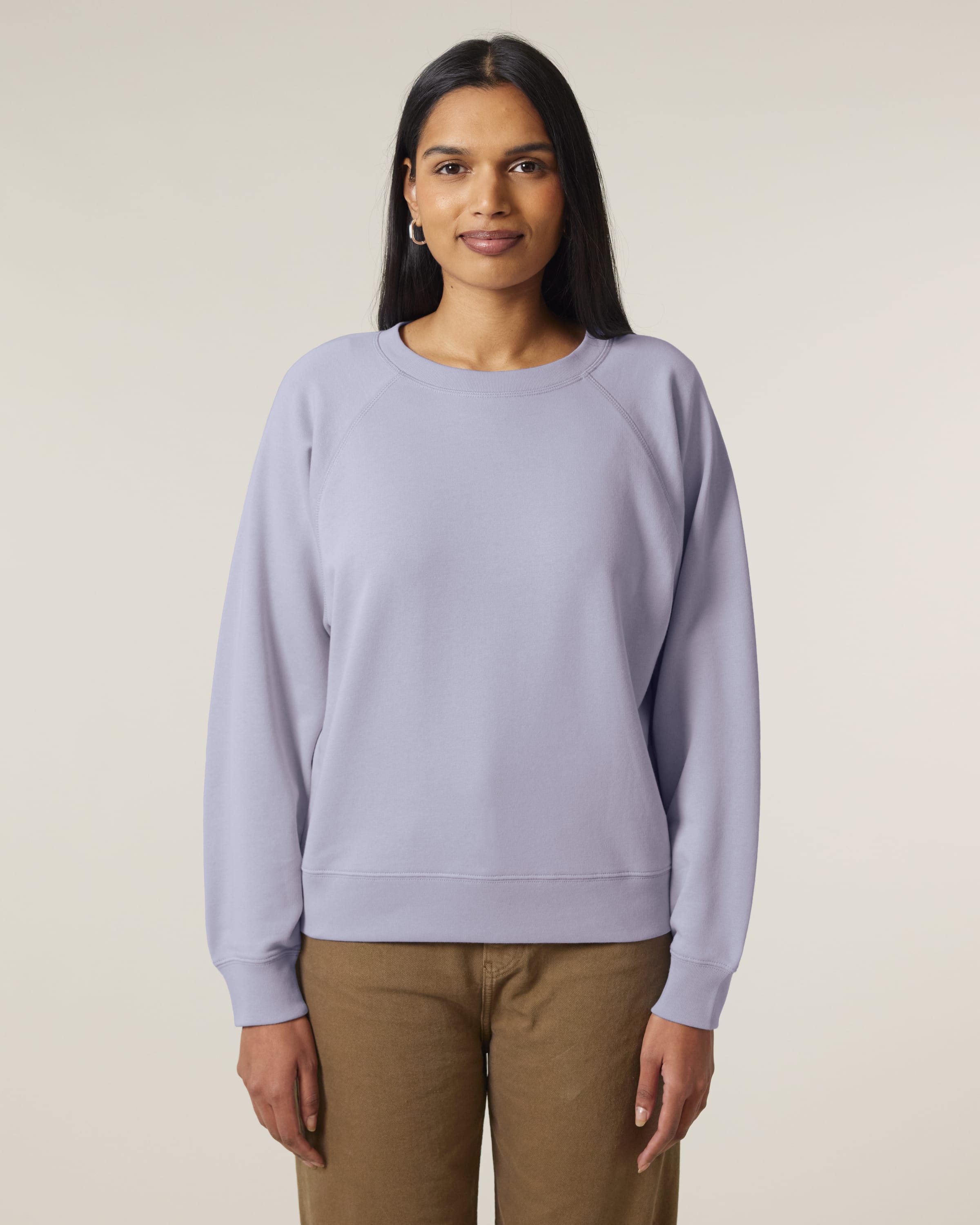 Organic Cotton Raglan Sweatshirt: Womens - Clearance