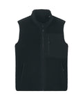 Recycled Sherpa Fleece Bodywarmer: Unisex XXS Black XXS / Black XXS / Desert Dust XS / Black XS / Desert Dust S / Black S / Desert Dust M / Black M / Desert Dust L / Black L / Desert Dust XL / Black XL / Desert Dust 2XL / Black 2XL / Desert Dust 3XL / Black 3XL / Desert Dust