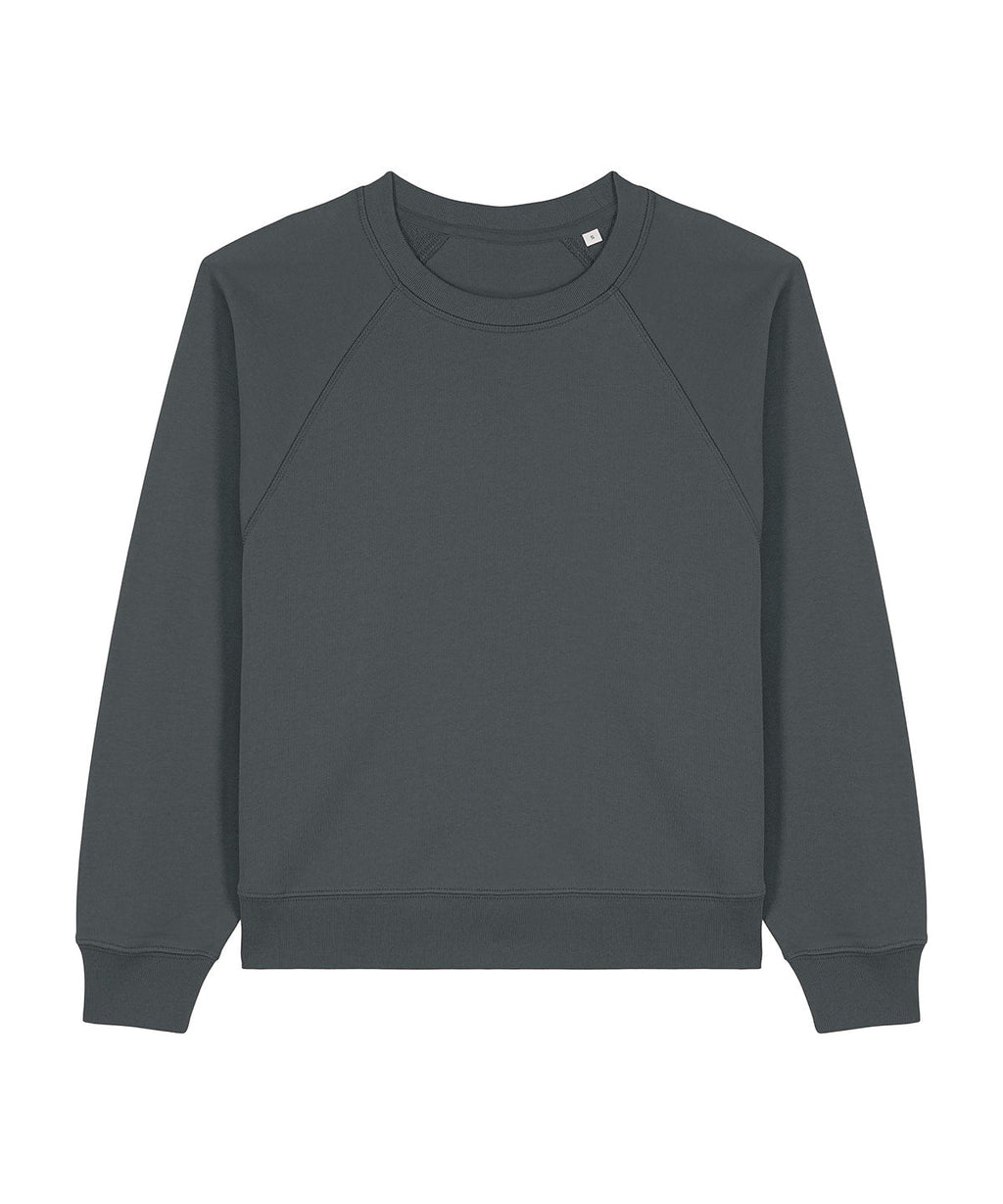 Organic Cotton Raglan Sweatshirt: Womens - Clearance