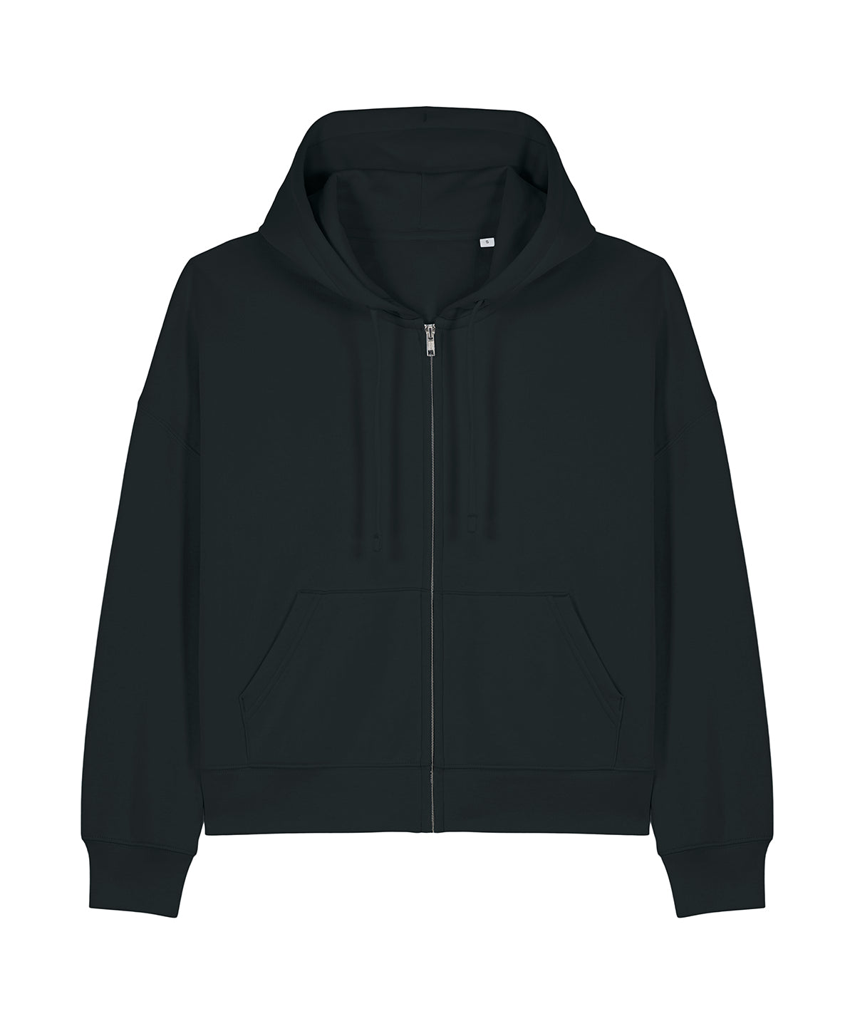 Organic Dropped Shoulder Zipped Hoodie: Womens - - High-Quality </p>