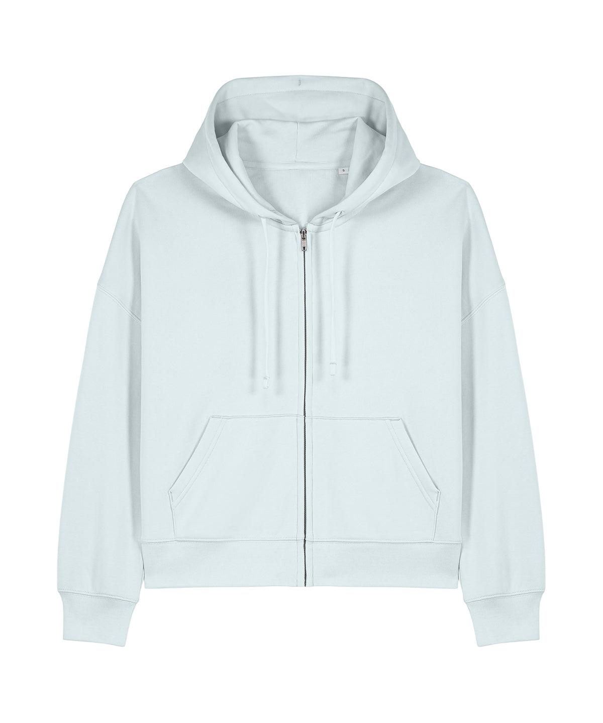 Organic Dropped Shoulder Zipped Hoodie: Womens - - High-Quality </p>