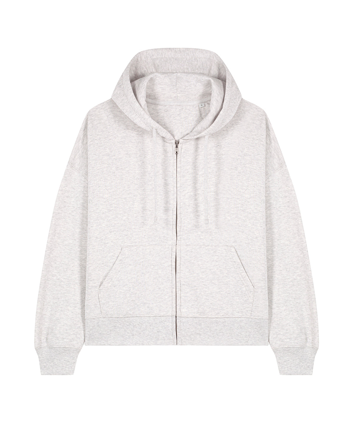 Organic Dropped Shoulder Zipped Hoodie: Womens - - High-Quality </p>