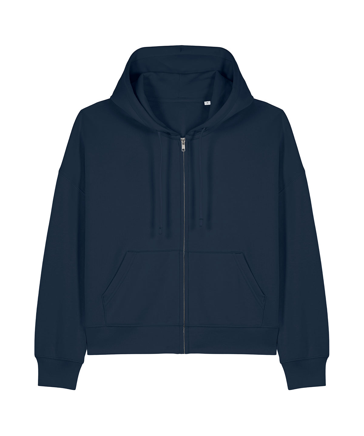 Organic Dropped Shoulder Zipped Hoodie: Womens - - High-Quality </p>