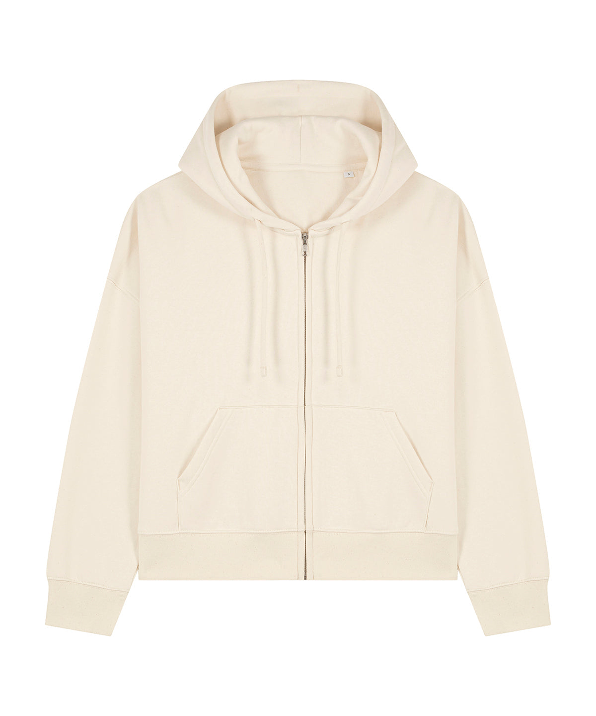 Organic Dropped Shoulder Zipped Hoodie: Womens - - High-Quality </p>