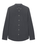 Organic Cotton Oxford Long Sleeve Shirt: Mens -