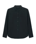Organic Poplin Long Sleeve Shirt: Mens -