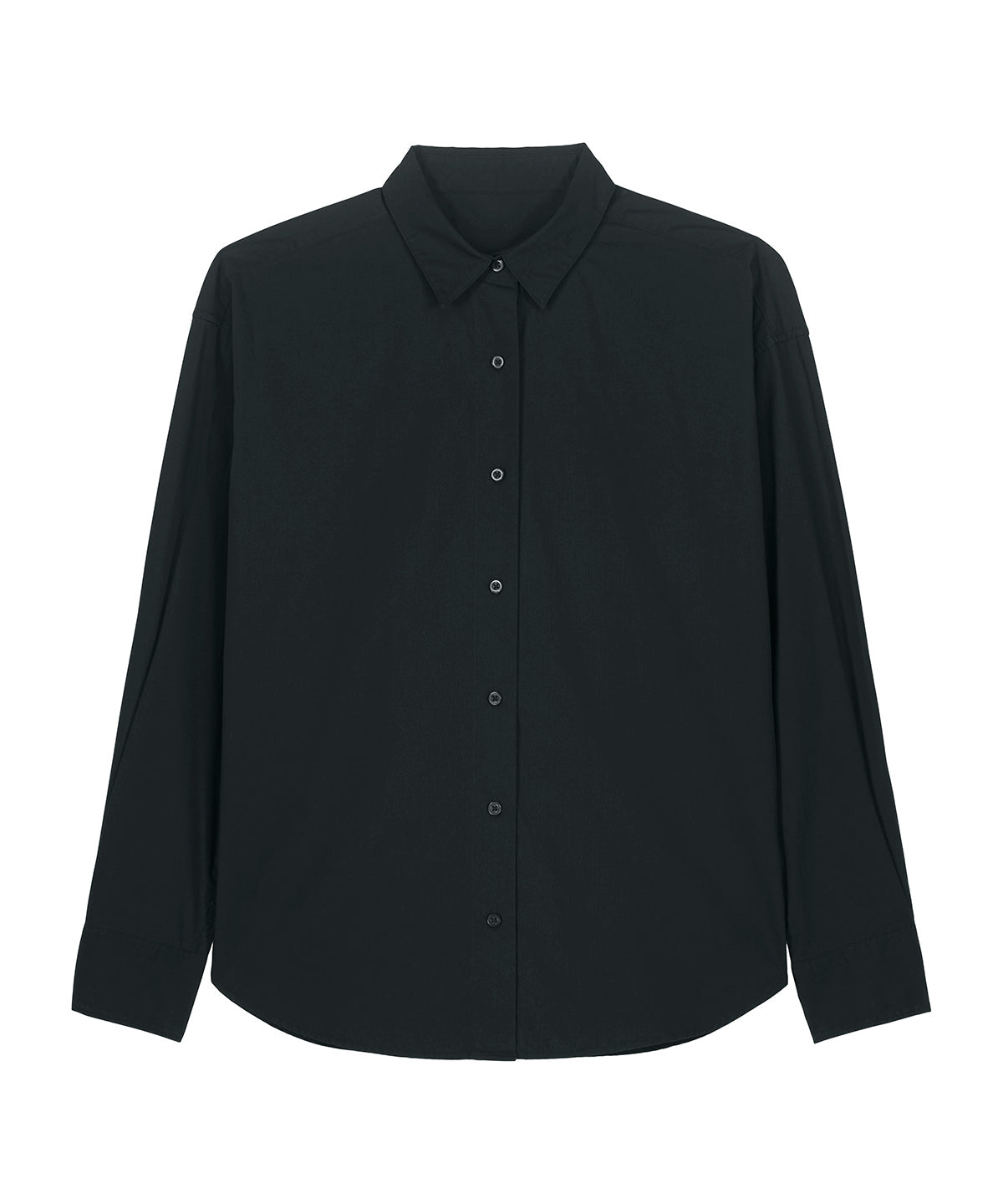 Organic Poplin Long Sleeve Shirt: Mens -