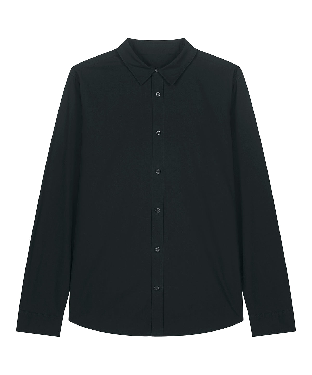Organic Poplin Long Sleeve Shirt: Womens -