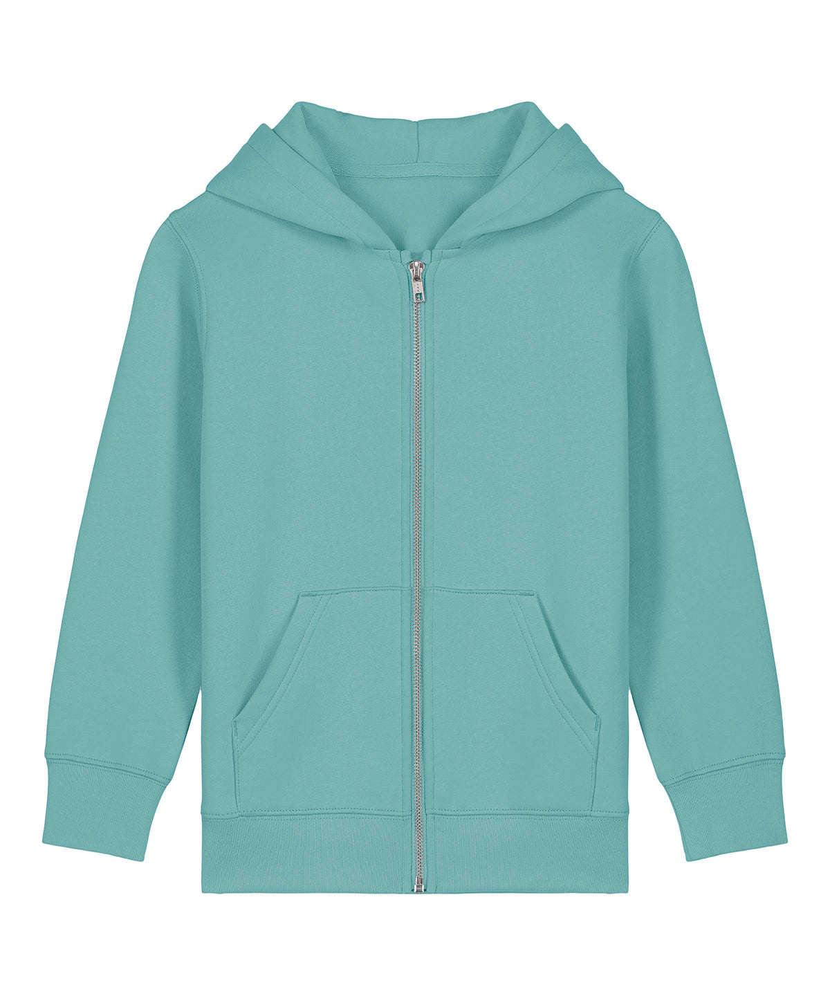 Organic Colours Kids Zipped Hooded Sweatshirt -