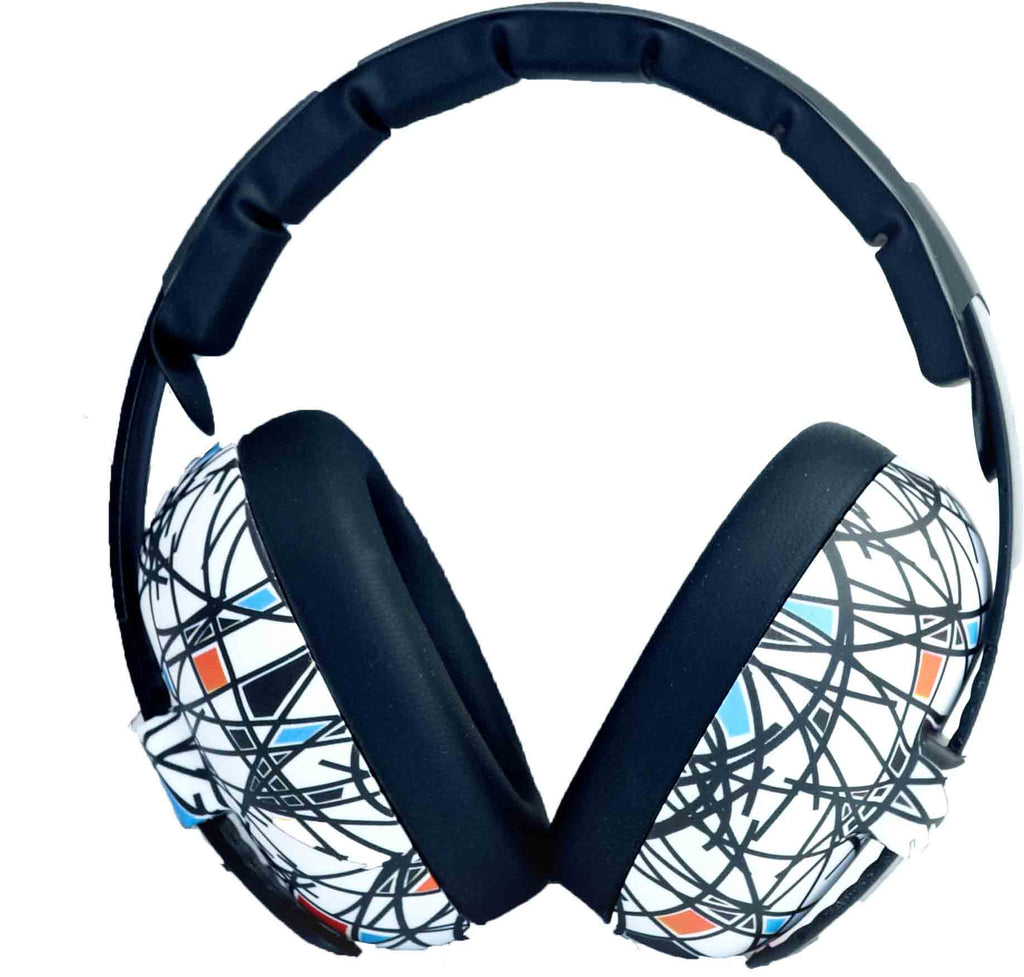 Baby Hearing Protection Ear Muffs Hearing Protection Sky Blue Sky Blue Petal Pink Leaf Green Magenta Lagoon Blue Graffiti Kaleidoscope Peace Transport Butterfly Maroon Dark Green Navy Blue Grey Waratah