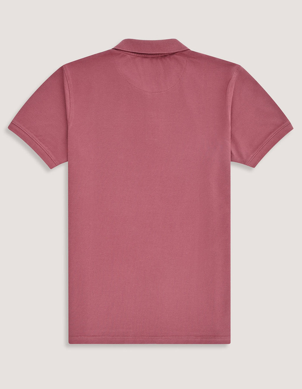 Plain Pique Polo - Warm Pink