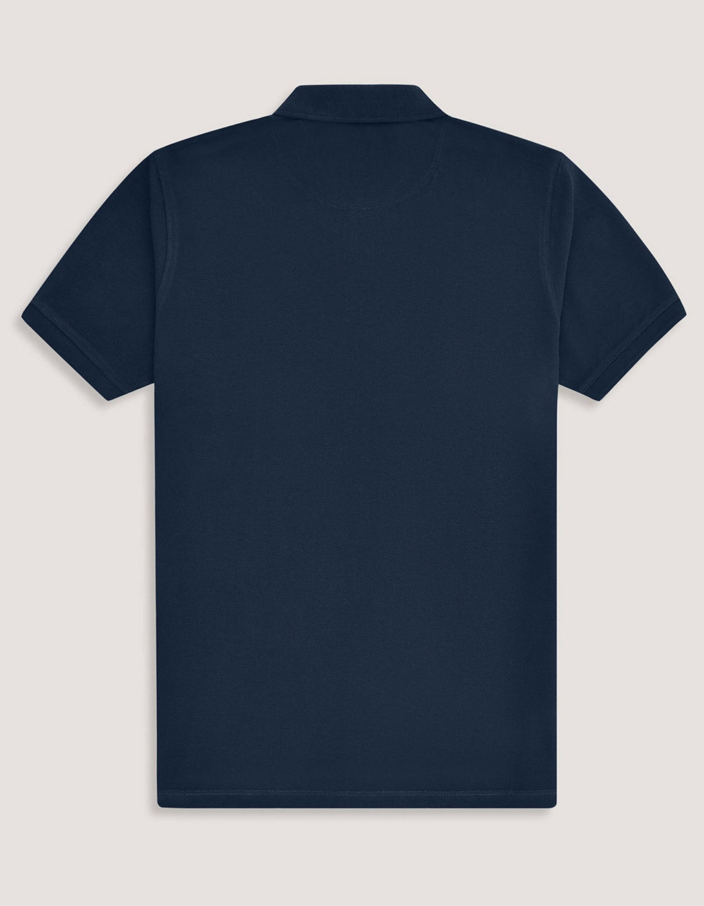 Plain Soft Cotton Polo - Navy