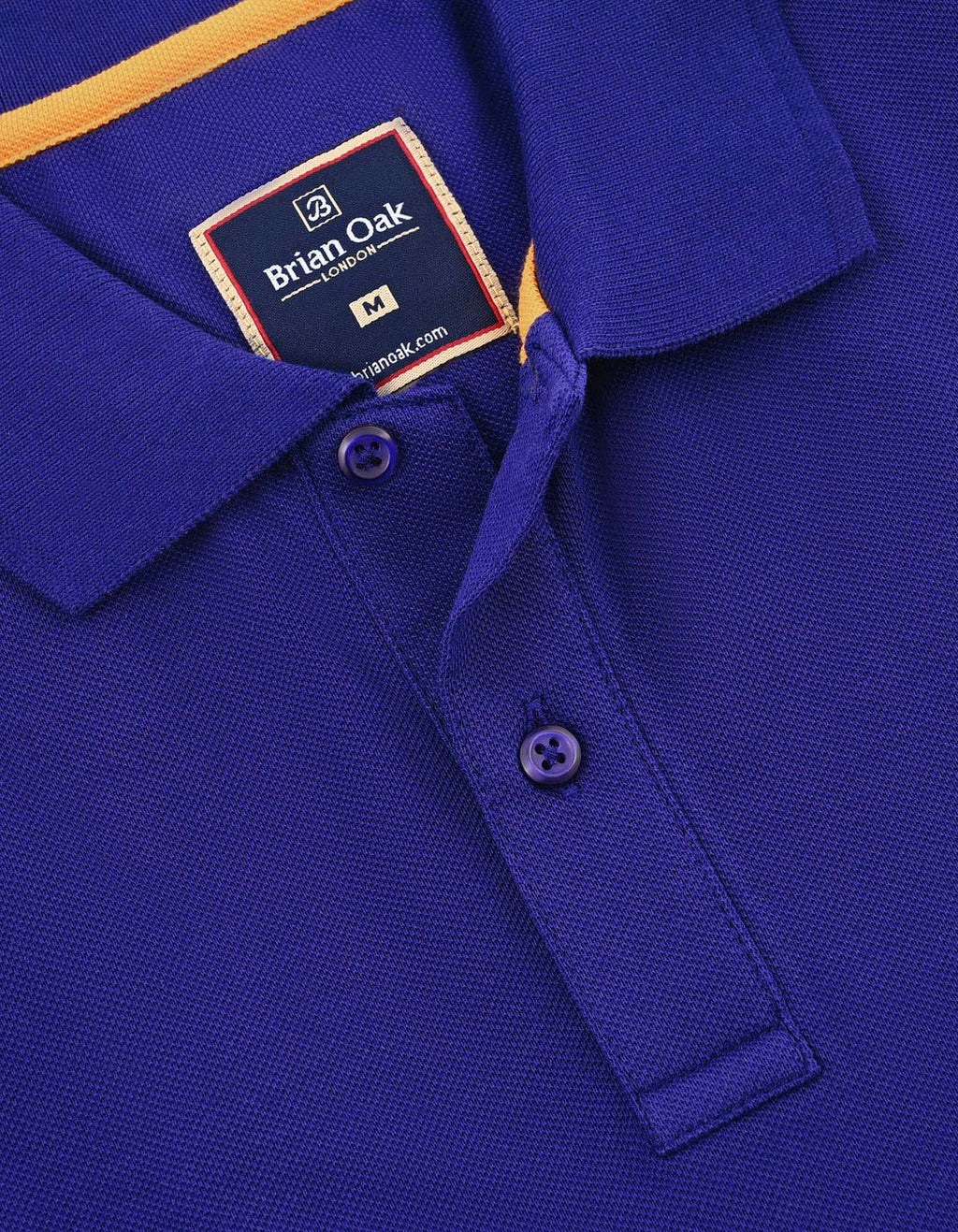 Electric Blue Soft Cotton Polo