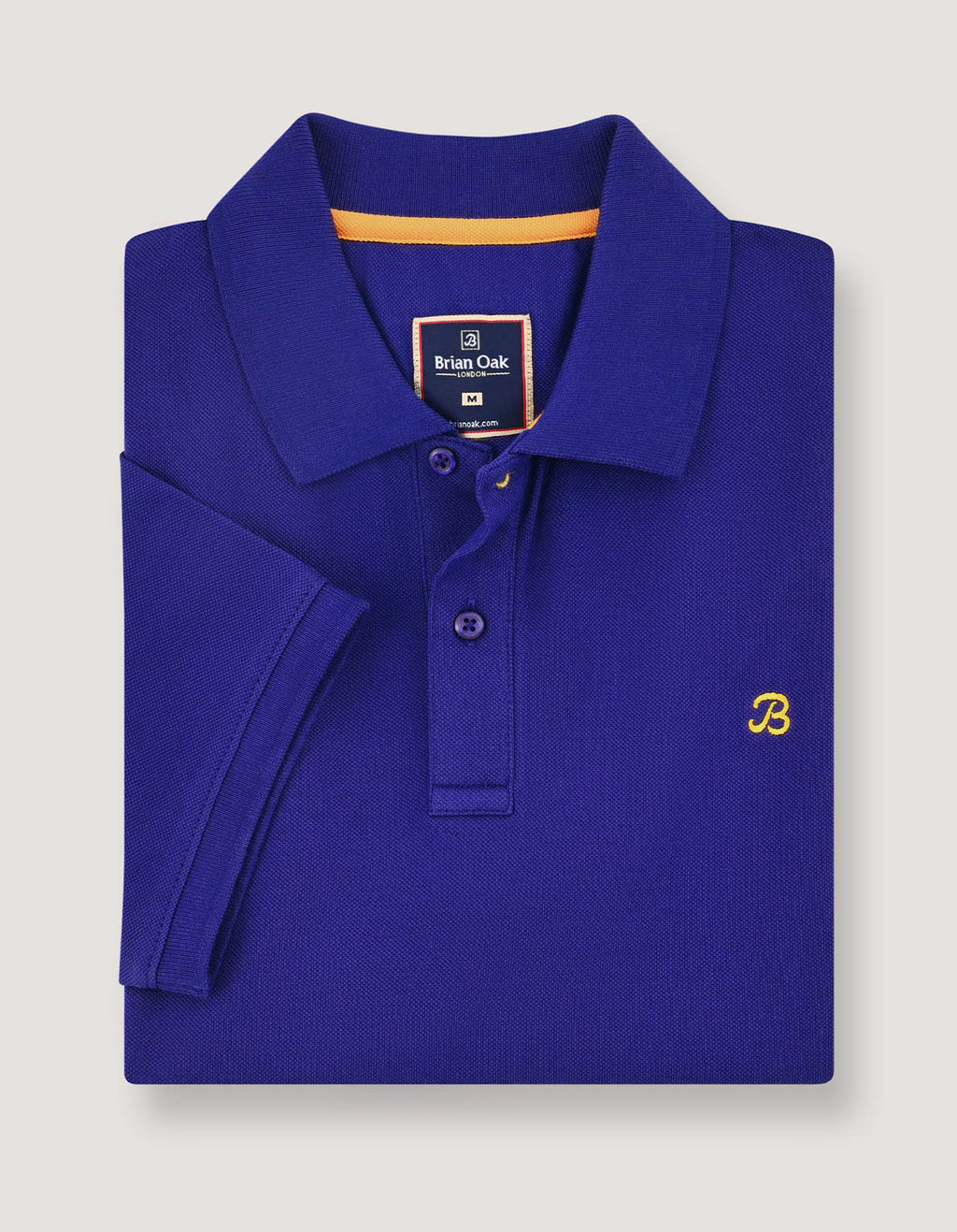 Electric Blue Soft Cotton Polo