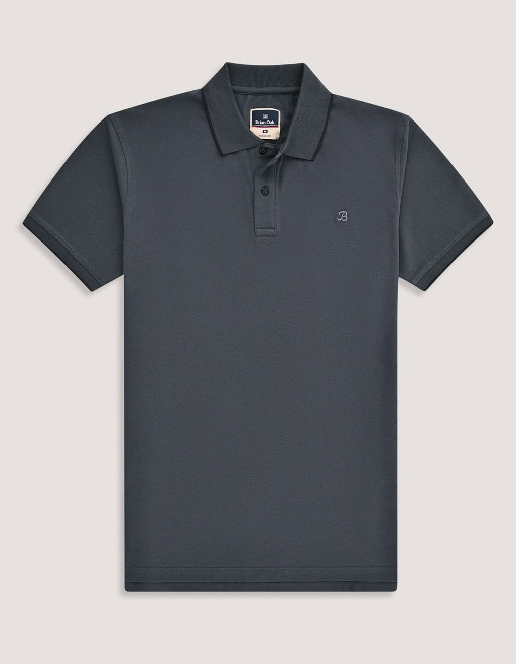 Charcoal Grey Premium Pique Polo