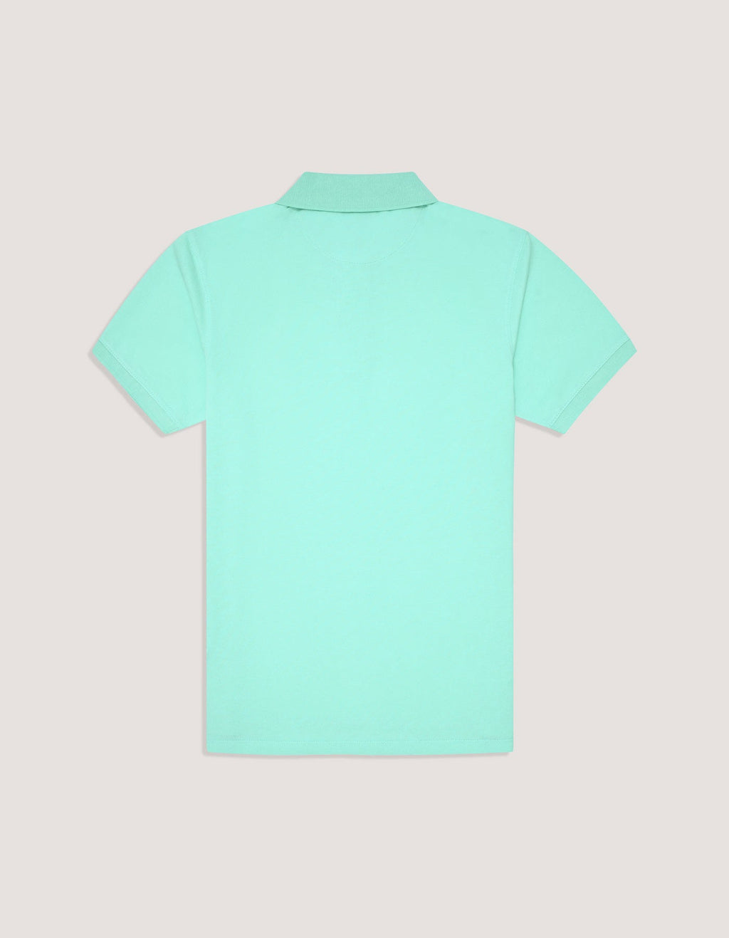Aqua Pique Polo Shirt