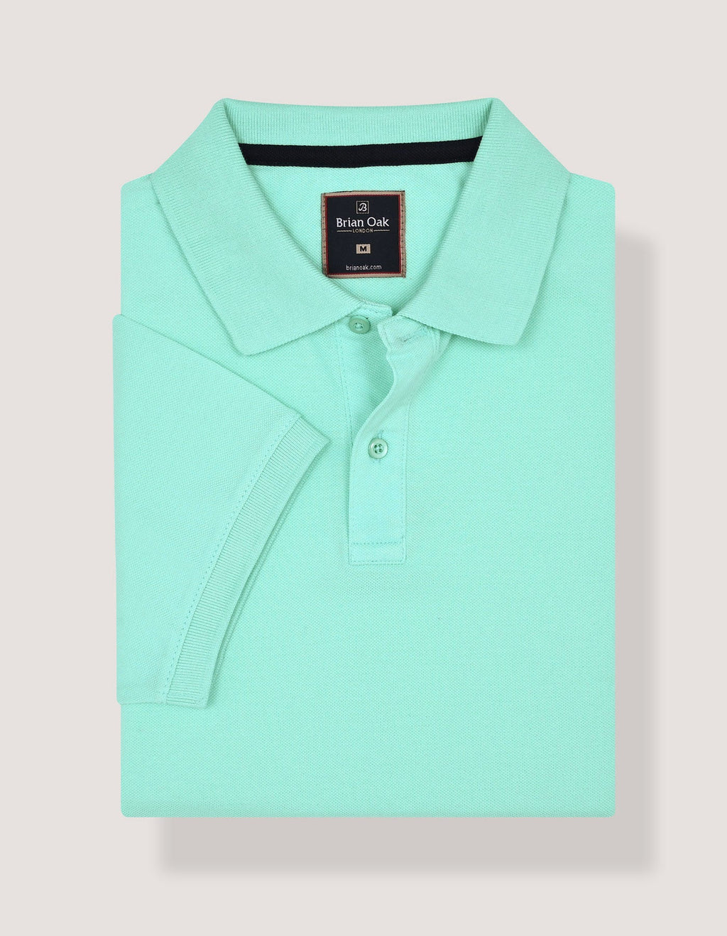 Aqua Pique Polo Shirt