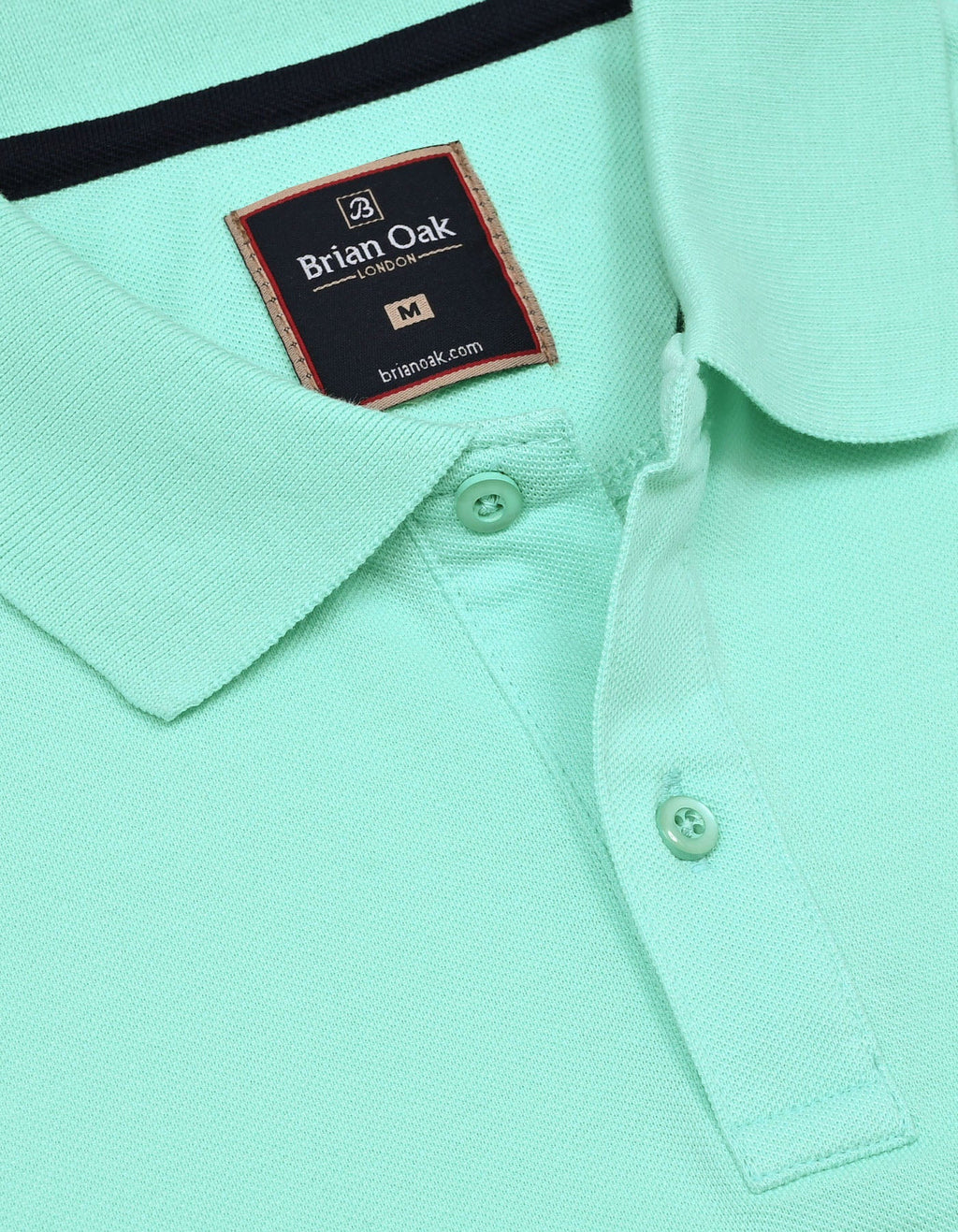 Aqua Pique Polo Shirt