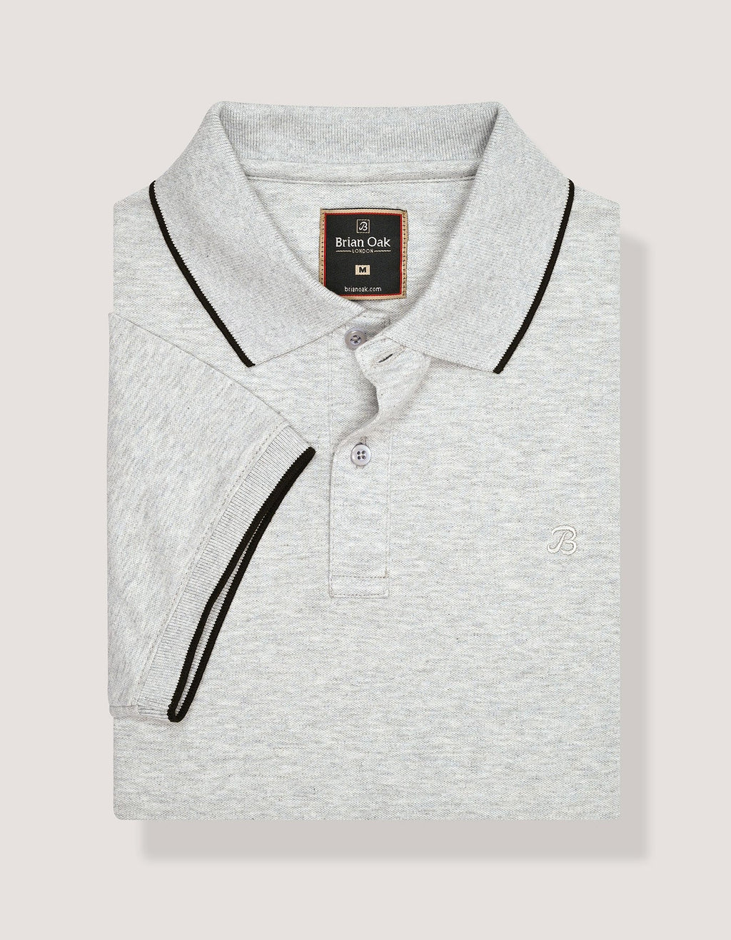 Heather Grey Premium Polo Shirt