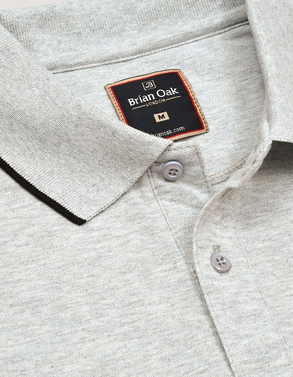 Heather Grey Premium Polo Shirt
