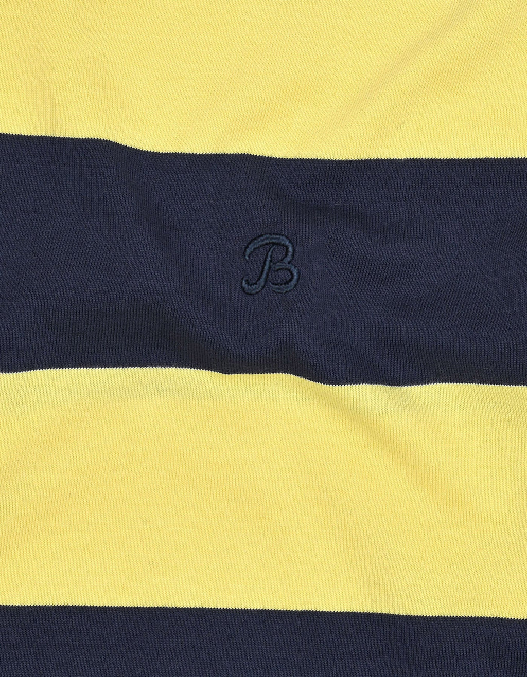 Ray Flower Striped Polo Shirt