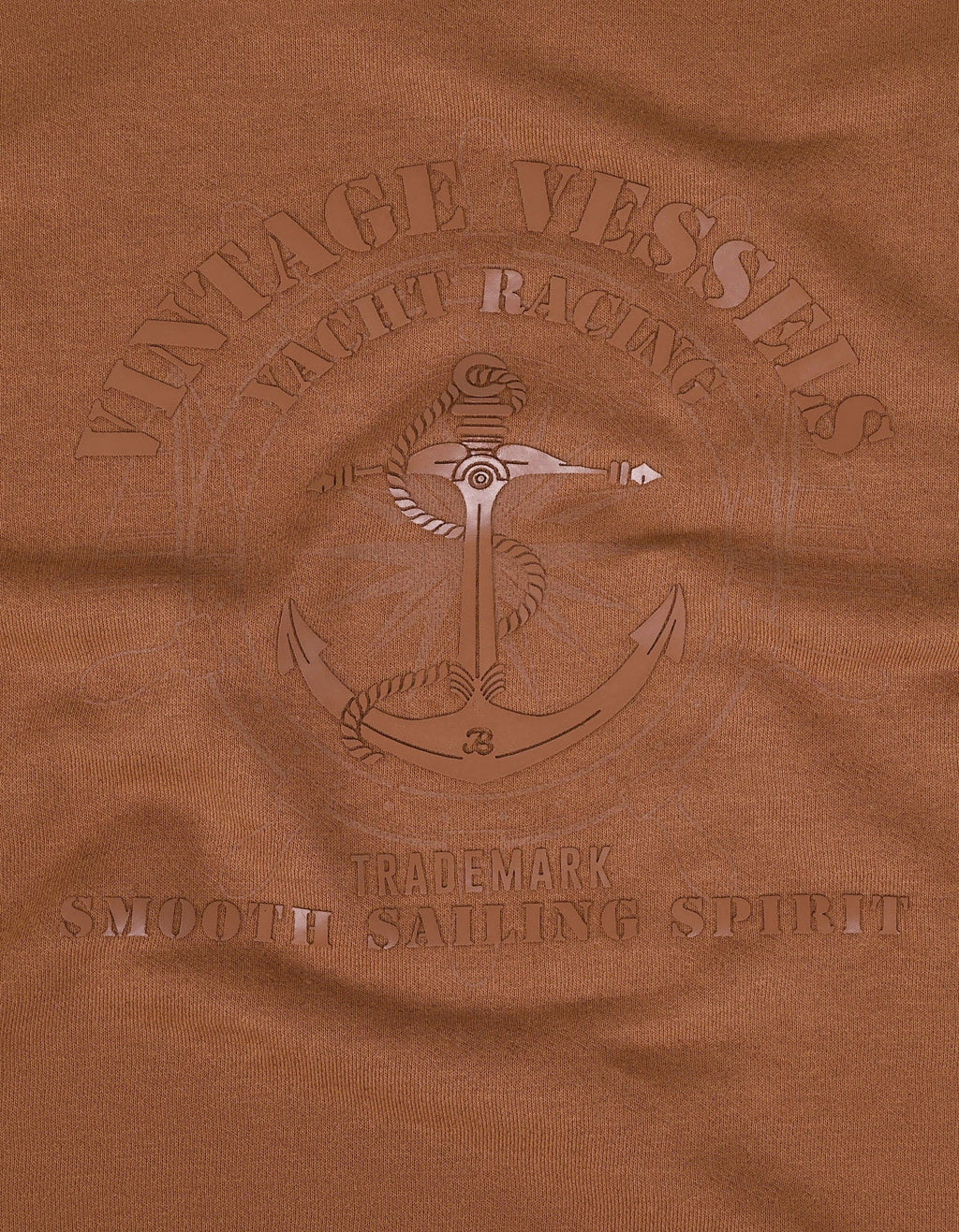 Nautical Graphic Sweatshirt - Rust