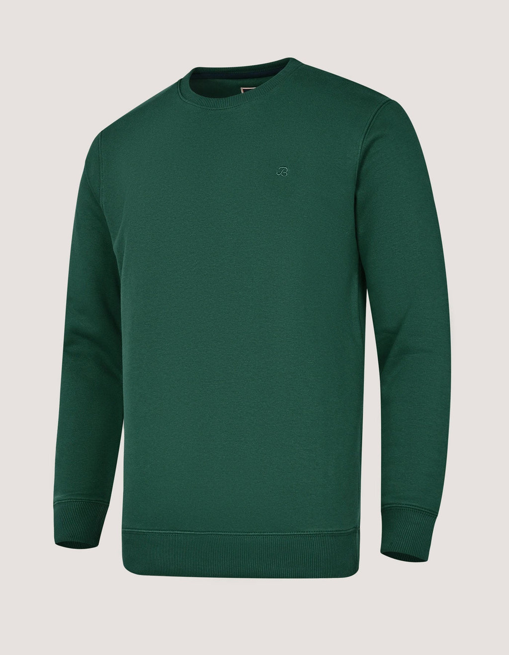 British Green Fleece Crewneck Sweatshirt