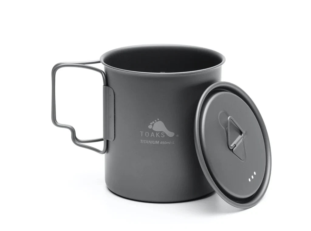 Toaks Light Titanium 450ml Cup with Lid (Ultralight Version) Default Title Default Title