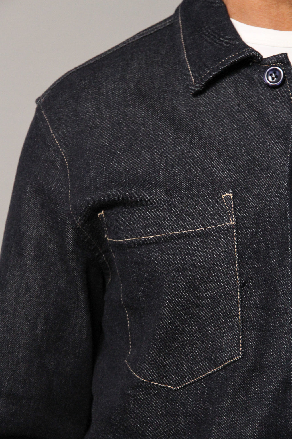 Bart Denim Button Overshirt - EverBlue Overshirts S S M L XL XXL