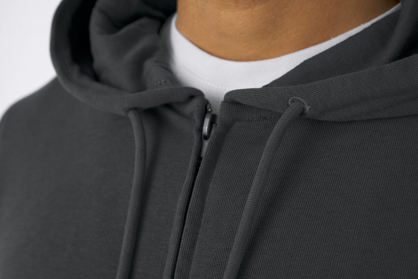 Organic Essential Zipped Hoodie: Mens - - High-Quality </p>