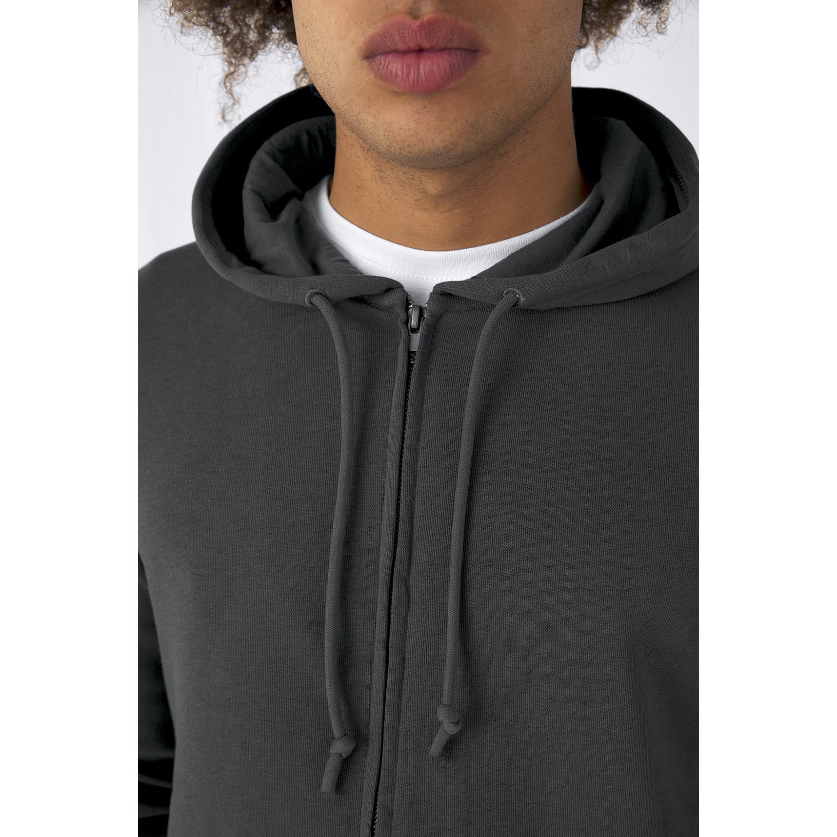 Organic Essential Zipped Hoodie: Mens - - High-Quality </p>