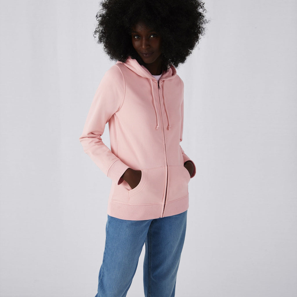 Organic Essential Zipped Hoodie: Womens - - High-Quality </p>