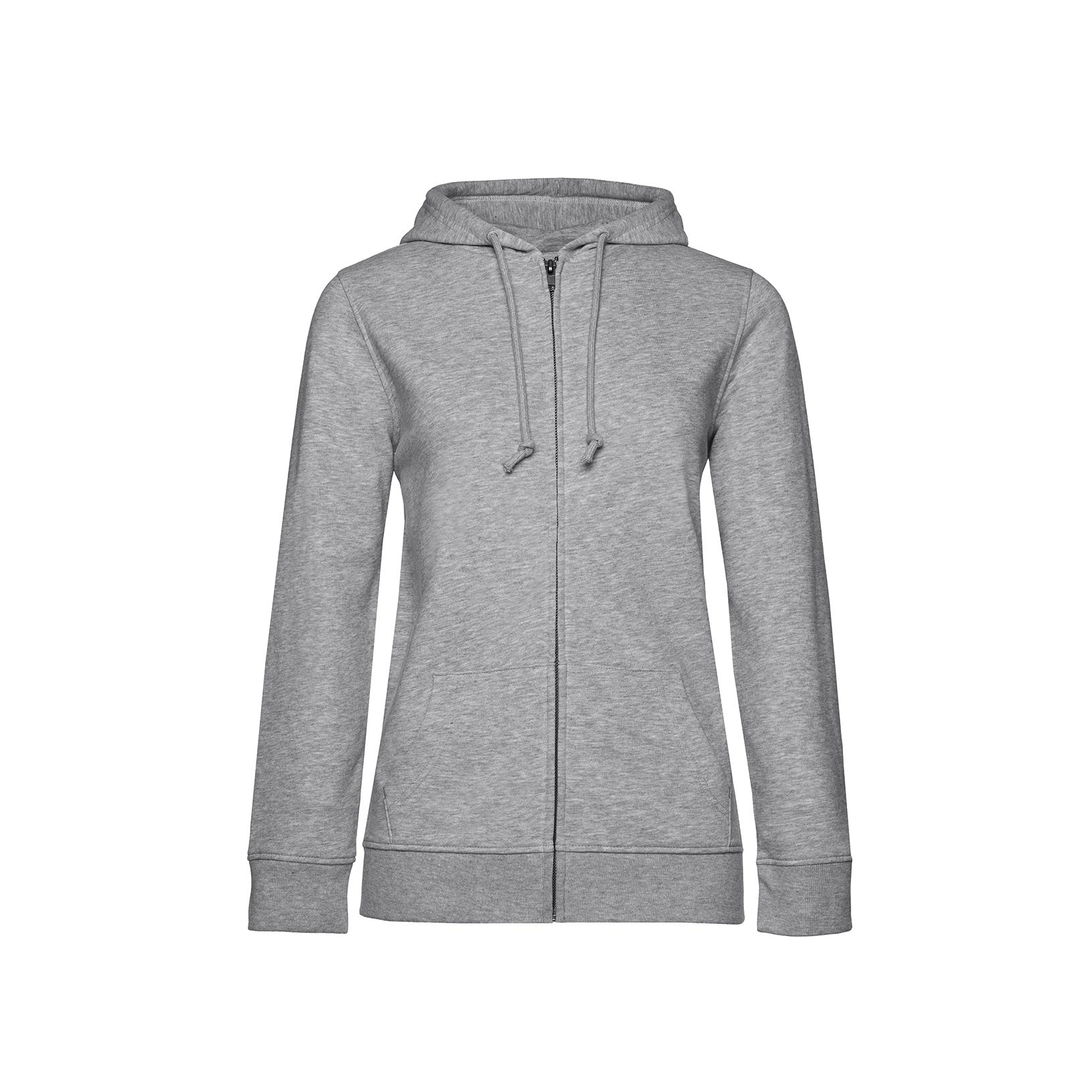Organic Essential Zipped Hoodie: Womens - - High-Quality </p>