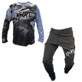 X5CAPE Airforce Blue Camo Fade Jersey Race Kit