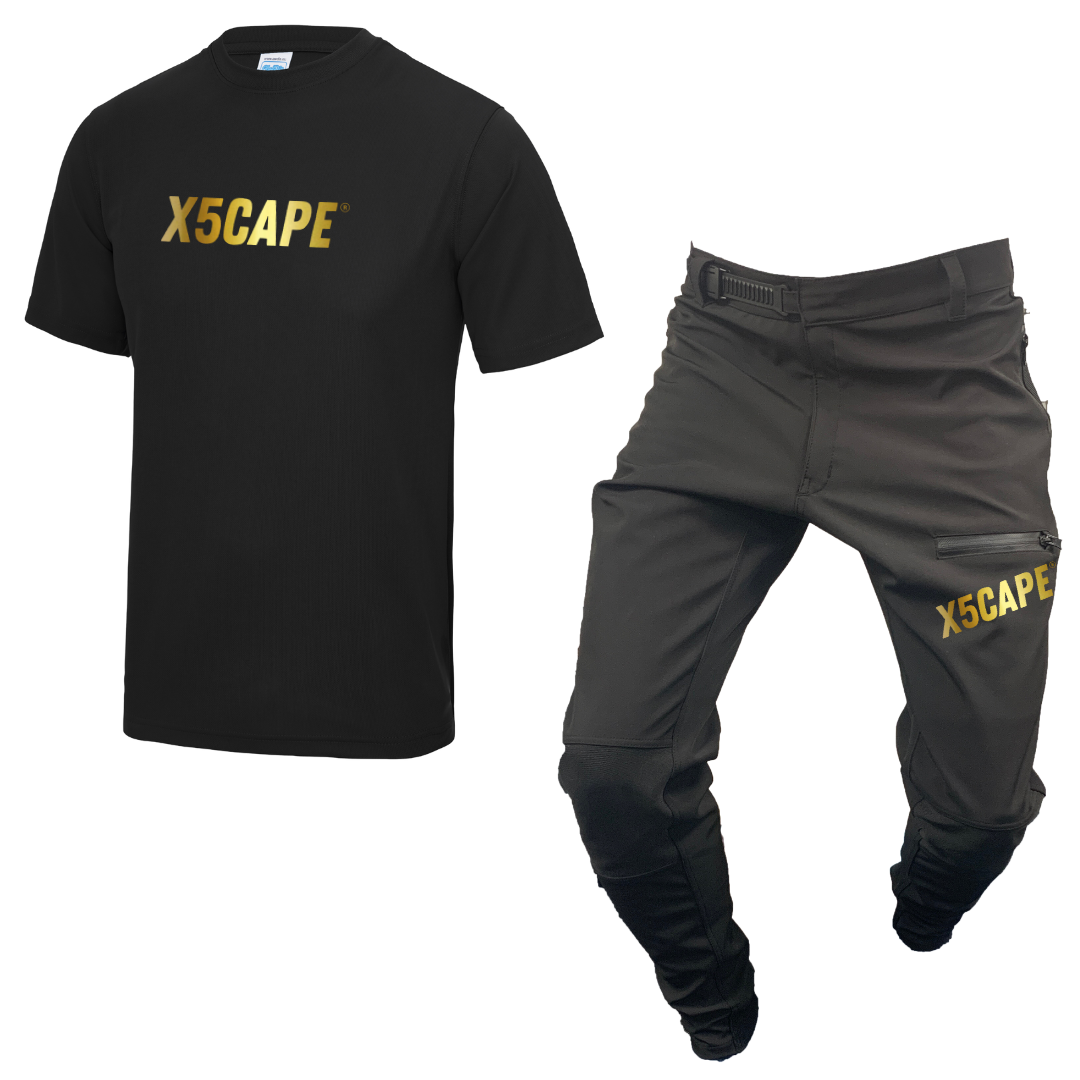 X5CAPE Rebellion 24K Short Sleeve Mountain Bike Race Kit