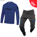 X5CAPE Rebellion Long Sleeve Mountain Bike Race Kit - Black & Blue