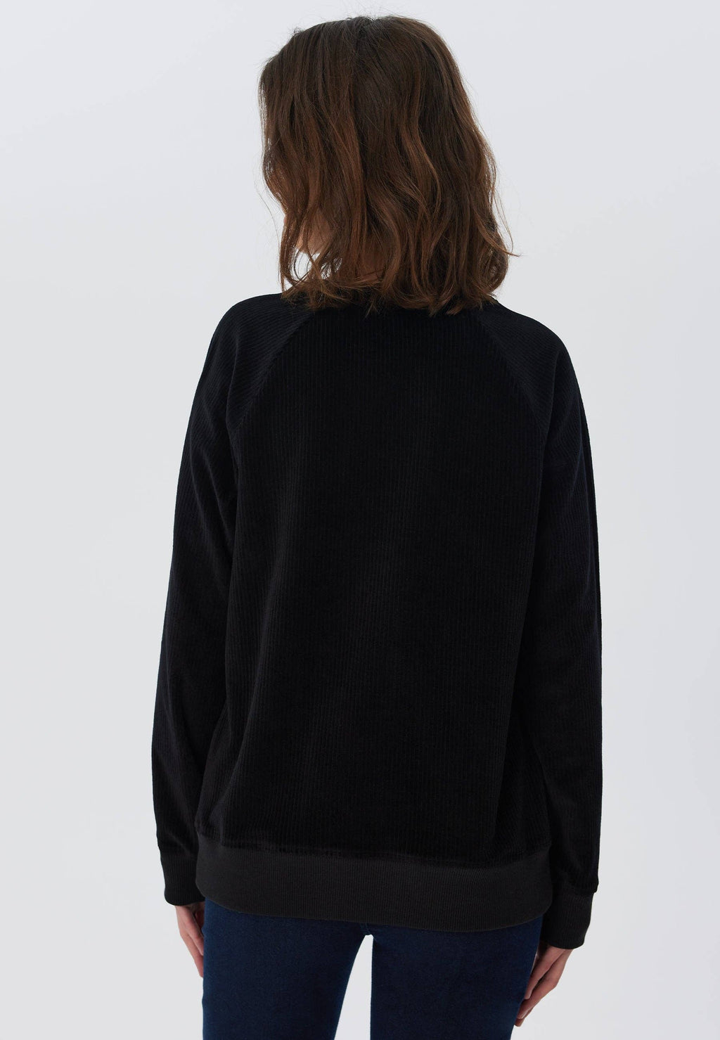 Organic Corduroy Sweatshirt: Womens - - High-Quality </p>