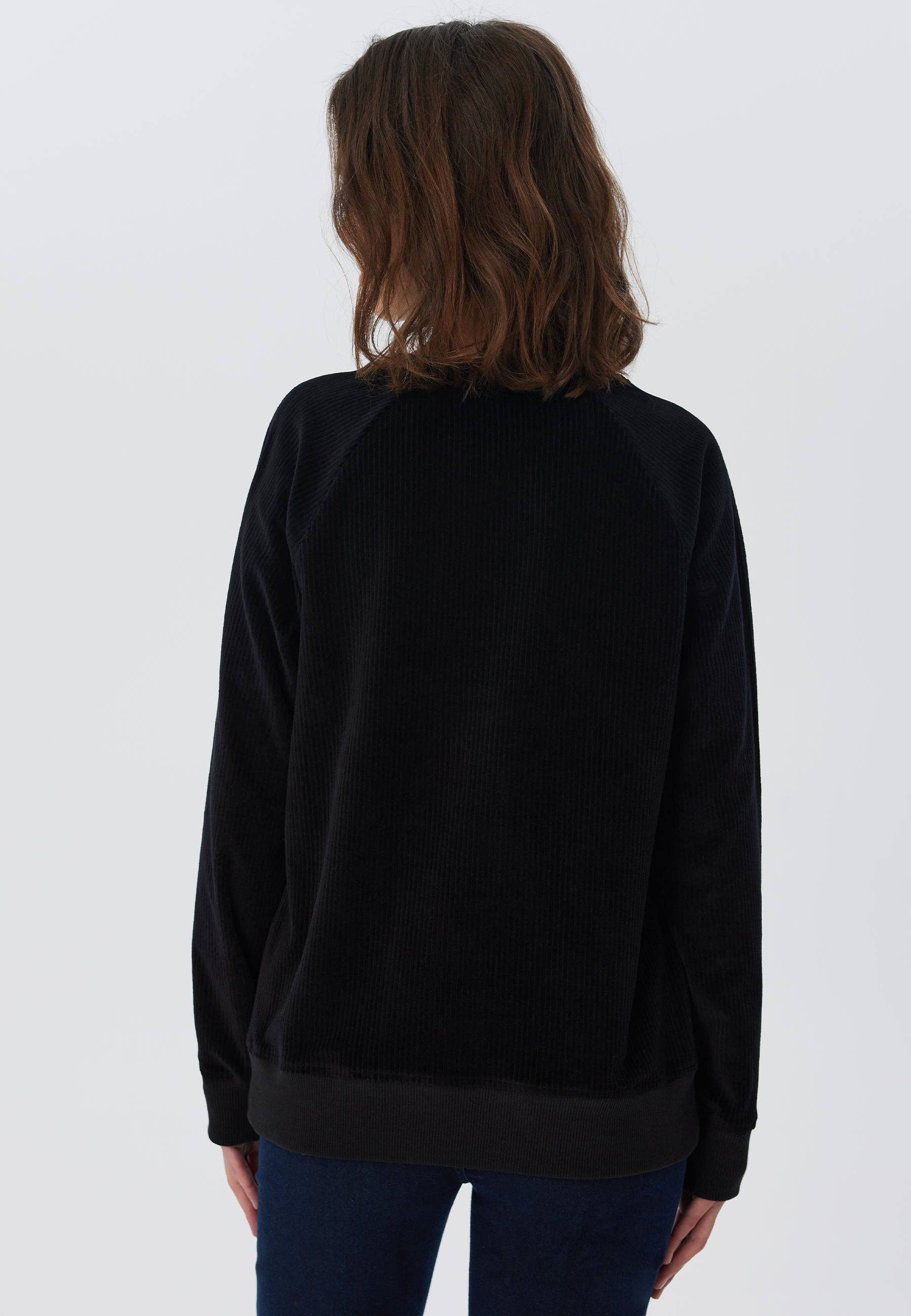 Organic Corduroy Sweatshirt: Womens - - High-Quality </p>