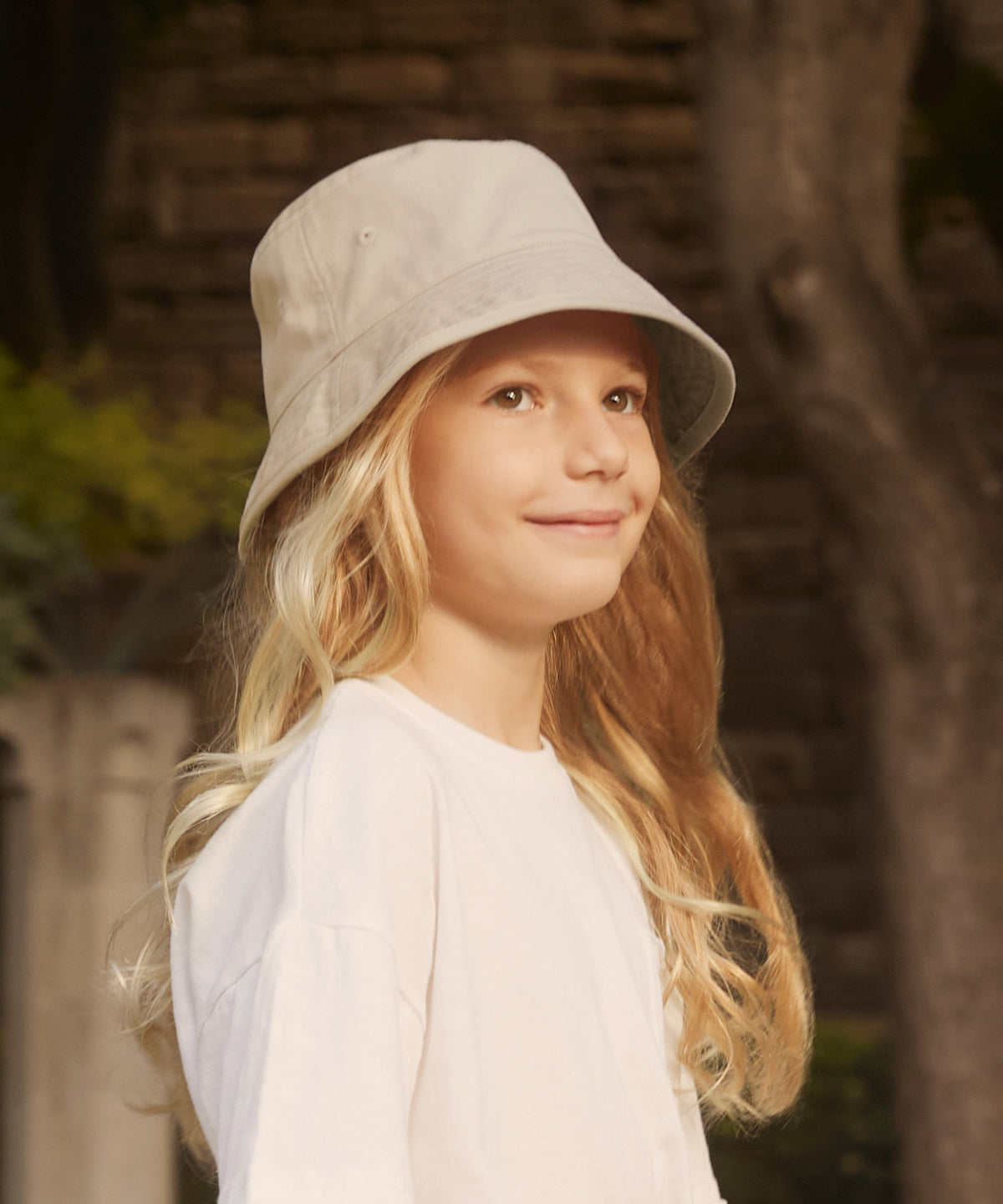 Kids Organic Cotton Bucket Hat S/M Powder Pink S/M / Powder Pink S/M / Navy M/L / Powder Blue S/M / Powder Blue S/M / Sand M/L / Navy M/L / Powder Pink M/L / Sand