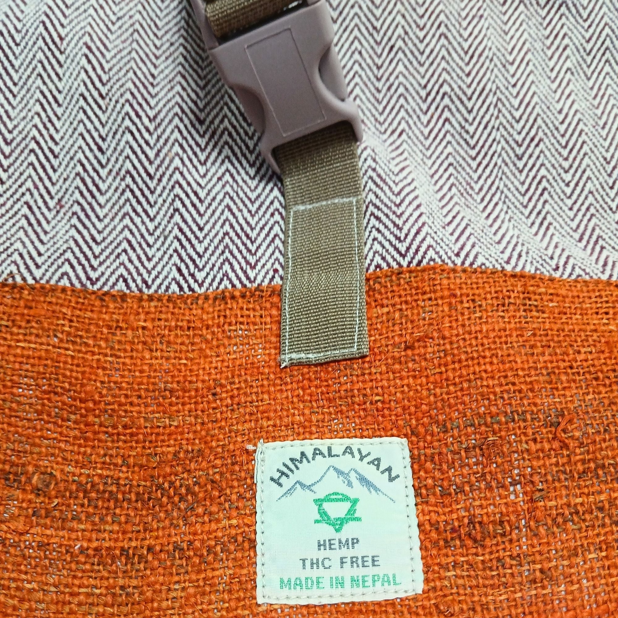 Hemp Trekking Rolling Backpack - Sunset Orange Hemp Bags Default Title Default Title