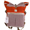 Hemp Trekking Rolling Backpack - Sunset Orange Hemp Bags Default Title Default Title